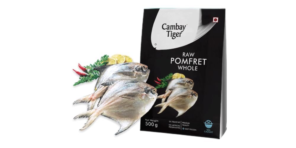 Cambay Tiger Pomfert, 500gm