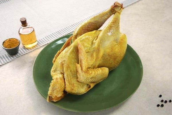 Classic Burnt Turmeric Country Chicken With Skin