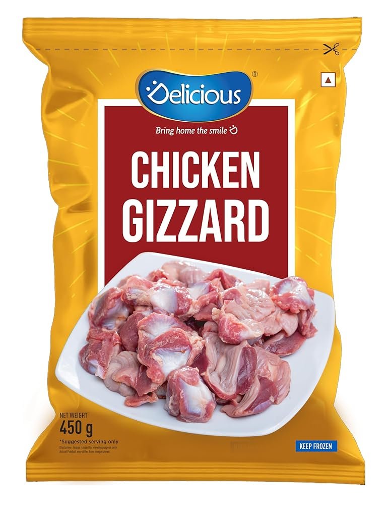 Elicious Frozen Chicken Gizzard, 450gm