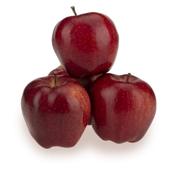 Fresh Apple Red Delicious (Pack of 4), (Approx.500 g- 600 g)