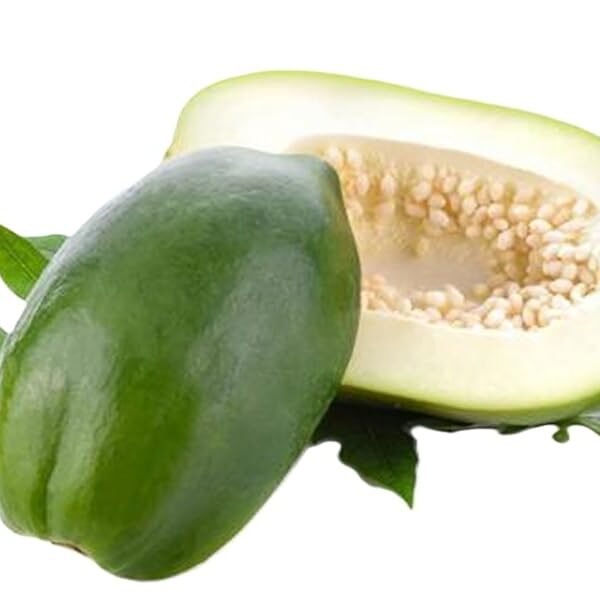 Fresh Organic Raw Papaya, 1 Piece, 500 g