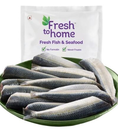 FreshToHome Premium Sardine/Mathi/Tarli | Whole Cleaned | 250g to 270g Pack | Fresh | Never Frozen