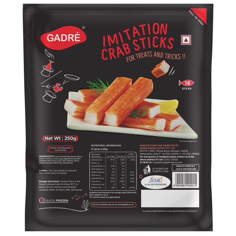 Gadre Surimi Crab Sticks, 250g