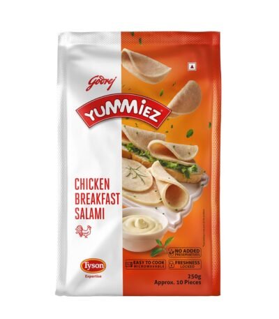 Godrej Yummiez Chicken Breakfast Salami Pouch, 250 g