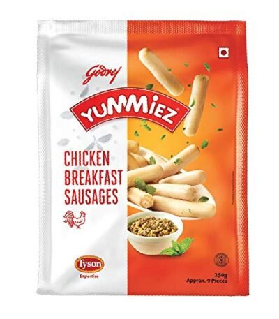 Godrej Yummiez Chicken Breakfast Sausage Pouch, 250 g