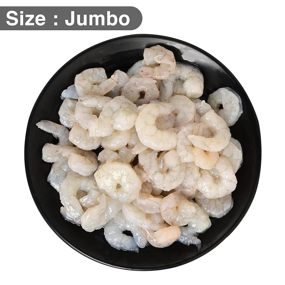 Mega Jumbo Prawns 500g|Peeled & Deveined| (23-28Pcs) | Frozen
