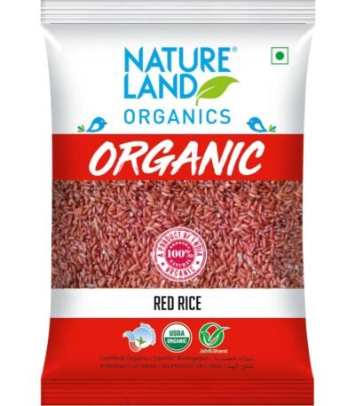 Natureland Organics Red Rice 1 Kg - Organic Rice