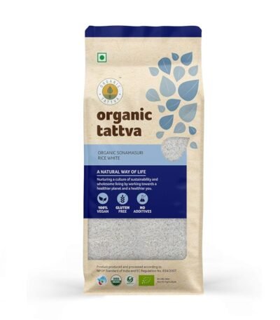 Organic Tattva, Organic Sonamasuri Raw Rice 1kg