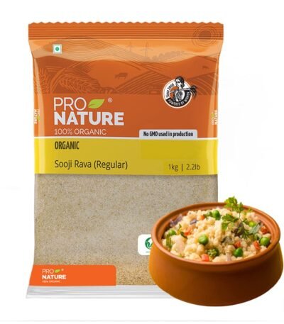 Pro Nature Organic Sooji Rava (Regular) 1 kg