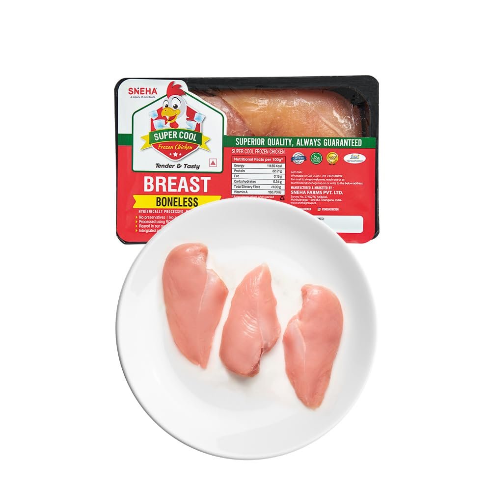 Sneha Chicken Breast Boneless, 450gm| Frozen