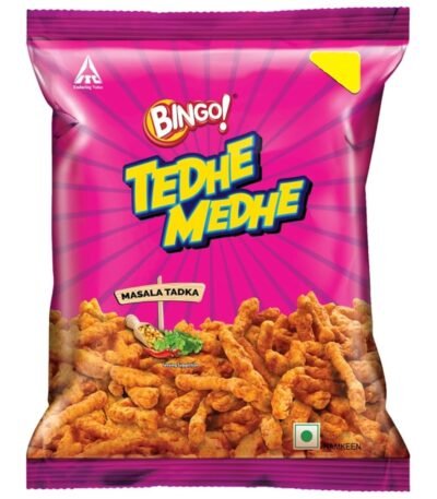 Bingo! Tedhe Medhe Masala Tadka - Sticks with Indian Masala Flavour - 75g