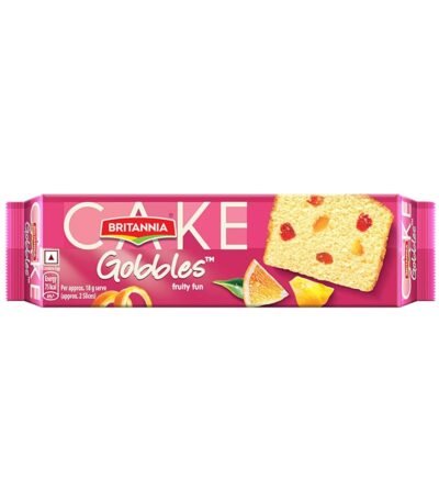 Britannia Gobbles Bar Cake Fruity Fun, 110 g