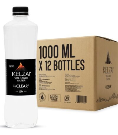 Kelzai Natural Rejuvenator Volcanic Mineral Rich Still Water (1000ml) - Pack of 12