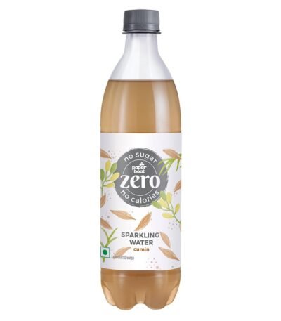 Paper Boat Cumin Sparkling Water, 600ml | Carbonated Water with Jeera | Zero Sugar, Zero Calories I Sugar Free