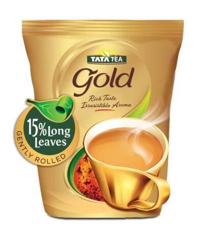 Tata Tea Gold 1kg, Premium Assam Teas With Gently Rolled Aromatic Long Loose Leaves, Rich & Aromatic Chai, Black Tea